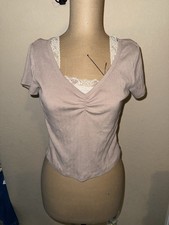 Women’s Pink Rose Crop Top