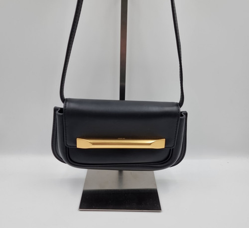 Oroton mills black leather - oroton,