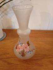 Vintage Frosted Glass. Bud