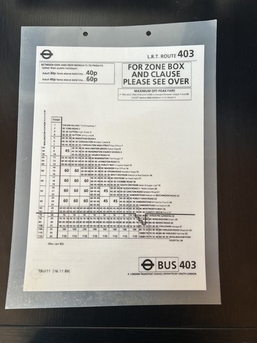 Route bus 403 west - route,