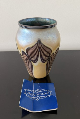 1975 orient flume art - flume, glass
