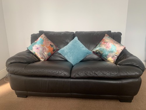 Real leather sofa 3 - *, piece