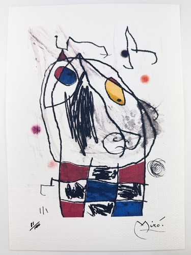 Joan miro original vintage art - joan,