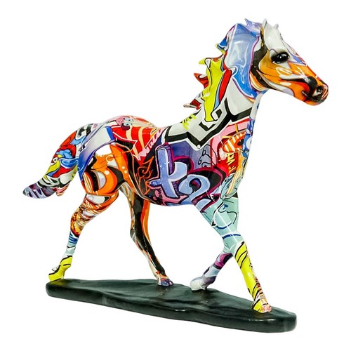 Hope graffiti horse figurine - hope,