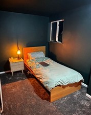 IKEA Malm Oak Single Bedframe