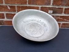 Vintage Military Metal Washing Bowl Mixing Bowl Dated 1955 Aluminium ? T203 ML