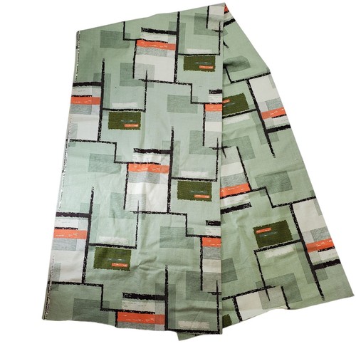 1950 barkcloth fabric - 1950's,