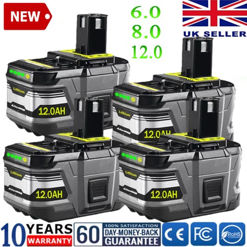 18v 0ah - 6.0ah, 12.0ah