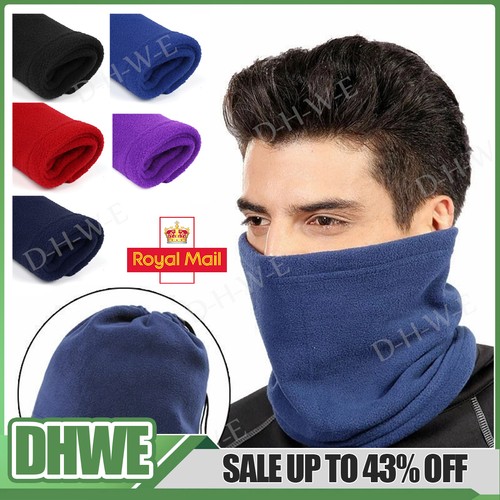 Neck warmer fleece black - neck,