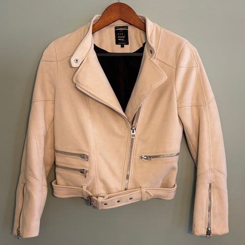 Zara size medium cream faux - size,
