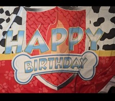Paw Patrol Birthday Cloth Back