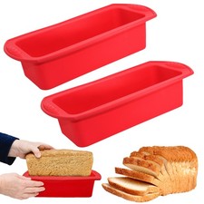 2X 2lb Loaf Tin Non Stick