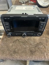 GENUINE SKODA OCTAVIA CD STEREO RADIO SAT NAV HEAD UNIT | SKRNS315 | 3T0035192M