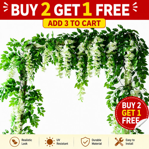 7ft artificial wisteria - 2x,