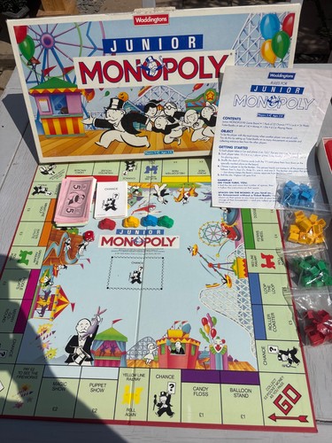 Vintage monopoly junior - vintage,monopoly, ,kids