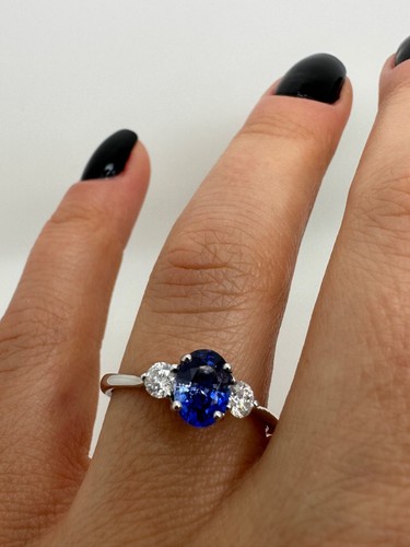 Platinum trilogy oval - trilogy, blue