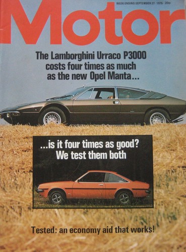 Motor magazine 1975 - magazine, 27/9/1975