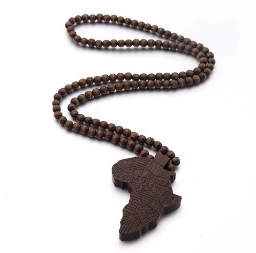 Brown rasta africa map wooden - rasta,