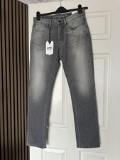 BNWT Denham ‘Razor’ Grey Denim Jeans W32 L32 Men’s