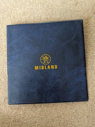 Midland bank statement folder - statement,