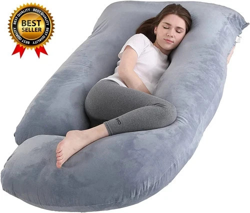 Pregnancy pillow shaped full - pregnancy, j-shaped