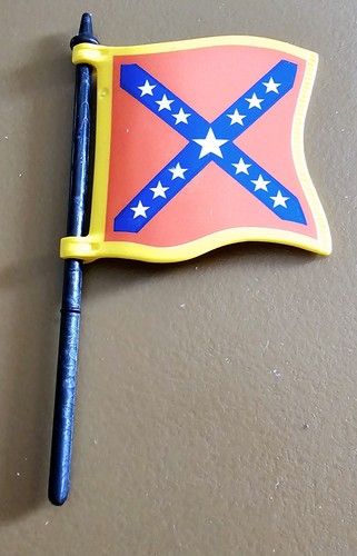Playmobil confederates flag - confederates,