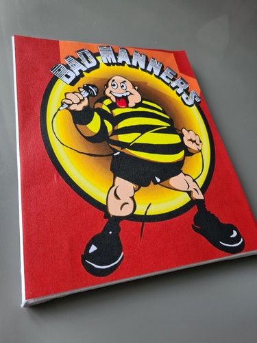Bad manners canvas - bad,