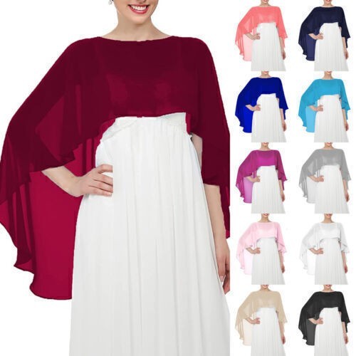 Womens chiffon shawl bridal - shawl,