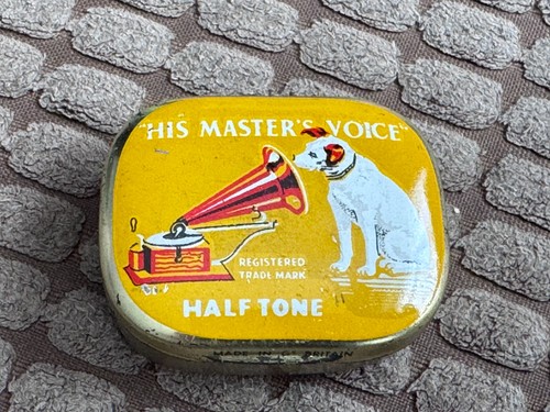 Original gramophone needle tin - original,