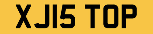 Number plate private - xj,