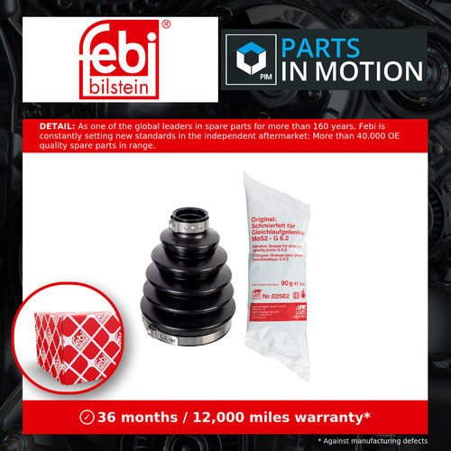 Joint boot fits - cv,