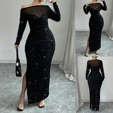 Plus Size Women Sequin Mesh