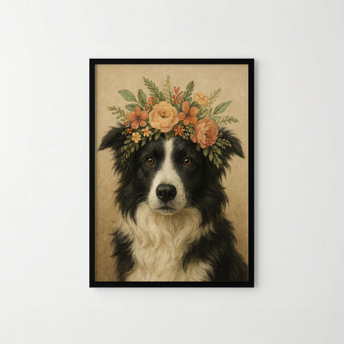 Dog portrait print - dog,