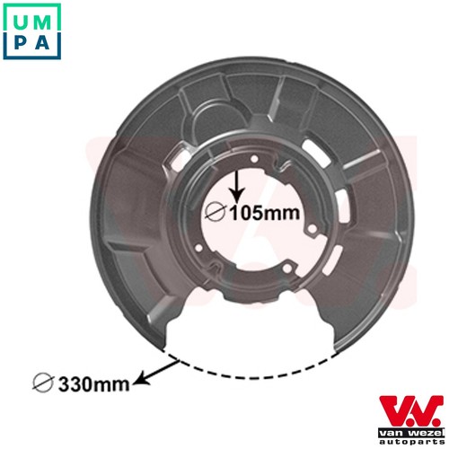 Splash guard brake - splash, disc