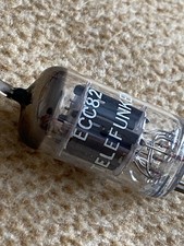 LOT OF 1 TELEFUNKEN ECC82 VACUUM TUBES