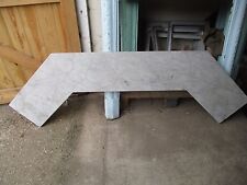 White Marble hearth table top counter kitchen island worktop 24"x75" x1"