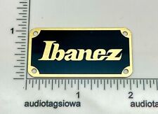 Ibanez Custom Amp or Case Logo Badge Custom Made Metal with Screws
