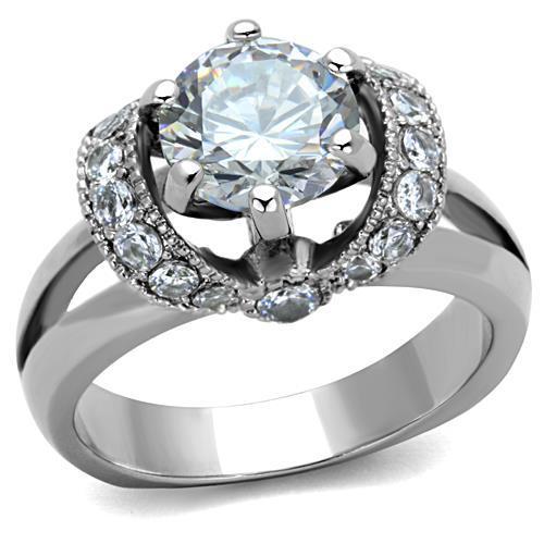 Ladies 2ct ring solitaire - ladies, cz