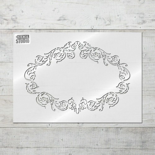 Vintage frame stencil - frame,