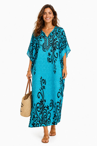 Plus size kaftan tunic holiday - size,