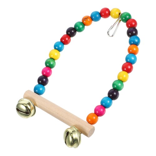 Wooden parrot swing - parrot,