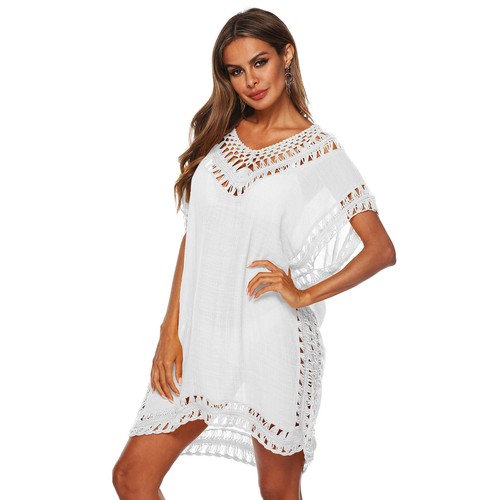 Womens beach cover crochet - beach,