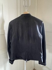 Leather Jacket - Black - Reiss
