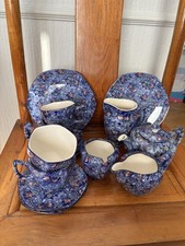 Vintage Ringtons Blue Floral