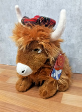 Scottish Highland Cow & Tartan