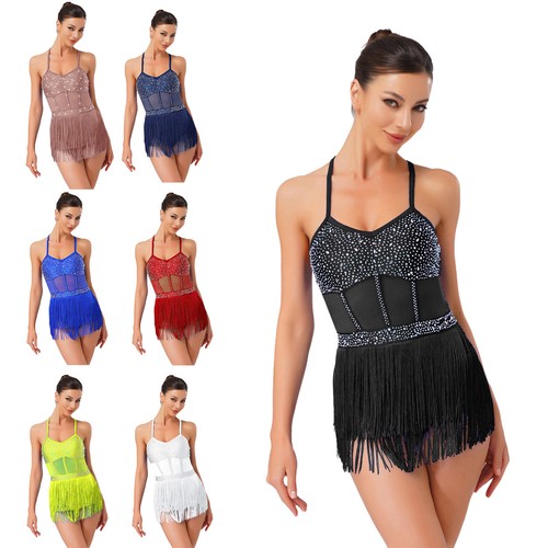 Womens rhinestone fringe - uk,
