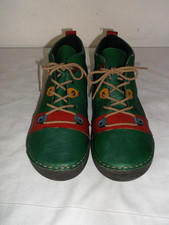 BNWOB Rieker Green Faux Leather Fleecy lined shoe boots Size 6 UK NEW 