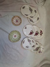 12 Plates And Saucers 50s 60s