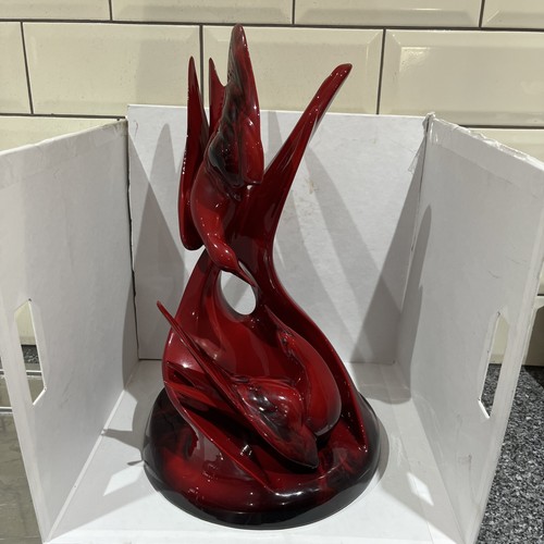 Rare royal doulton - royal, flambe