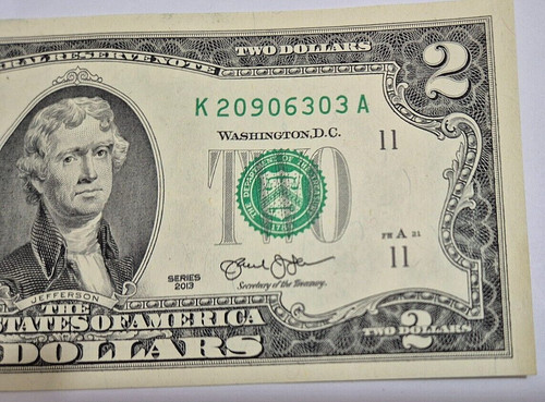 2013 two dollar - dollar,
